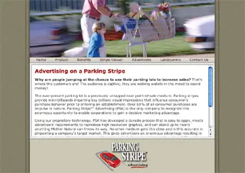 previous Parking Stripe Advertising website