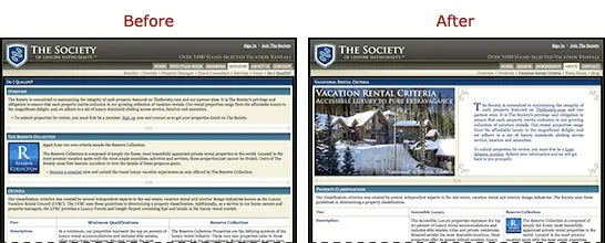 TheSociety.com Criteria and Reserve Collection